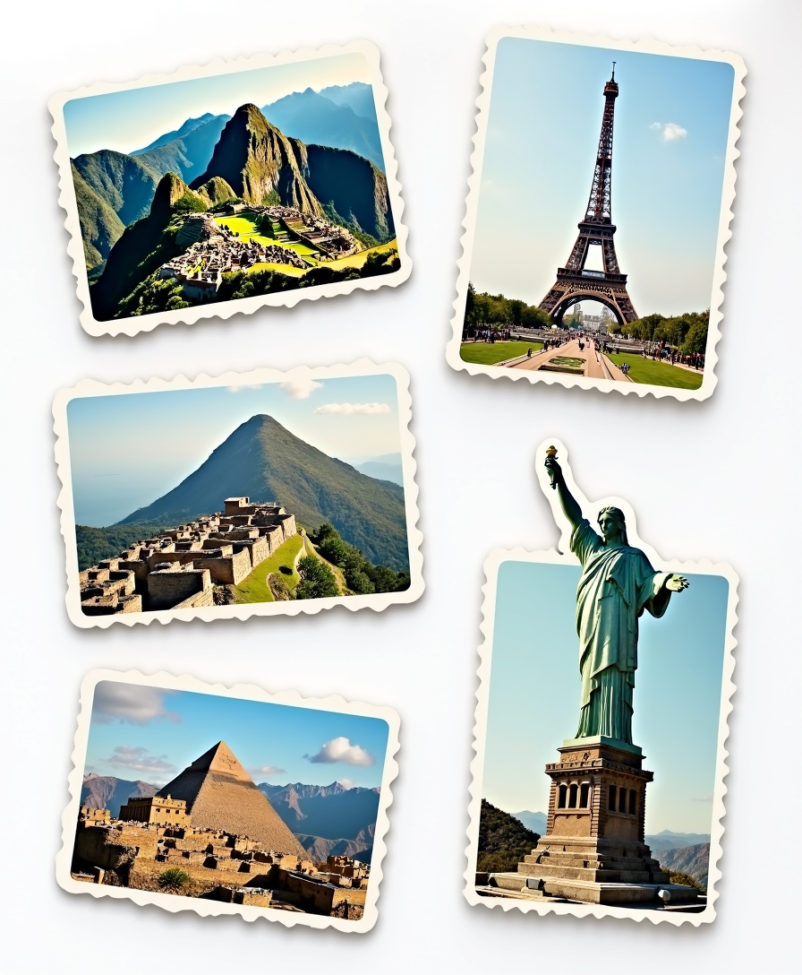 Global Landmarks - Sticker Sheet v1